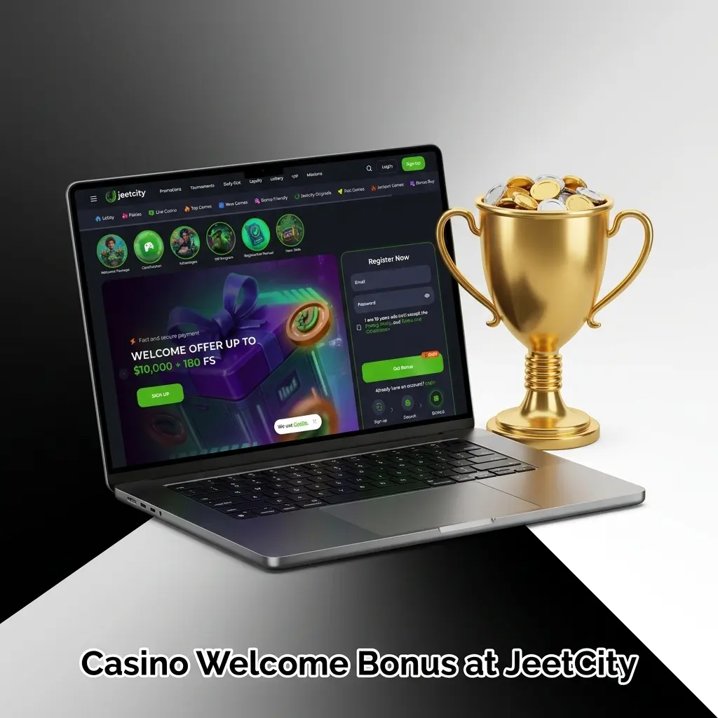 JeetCity casino welcome bonus