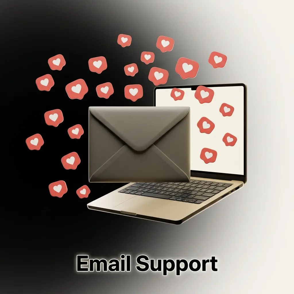 Customer support agent responding to an email inquiry