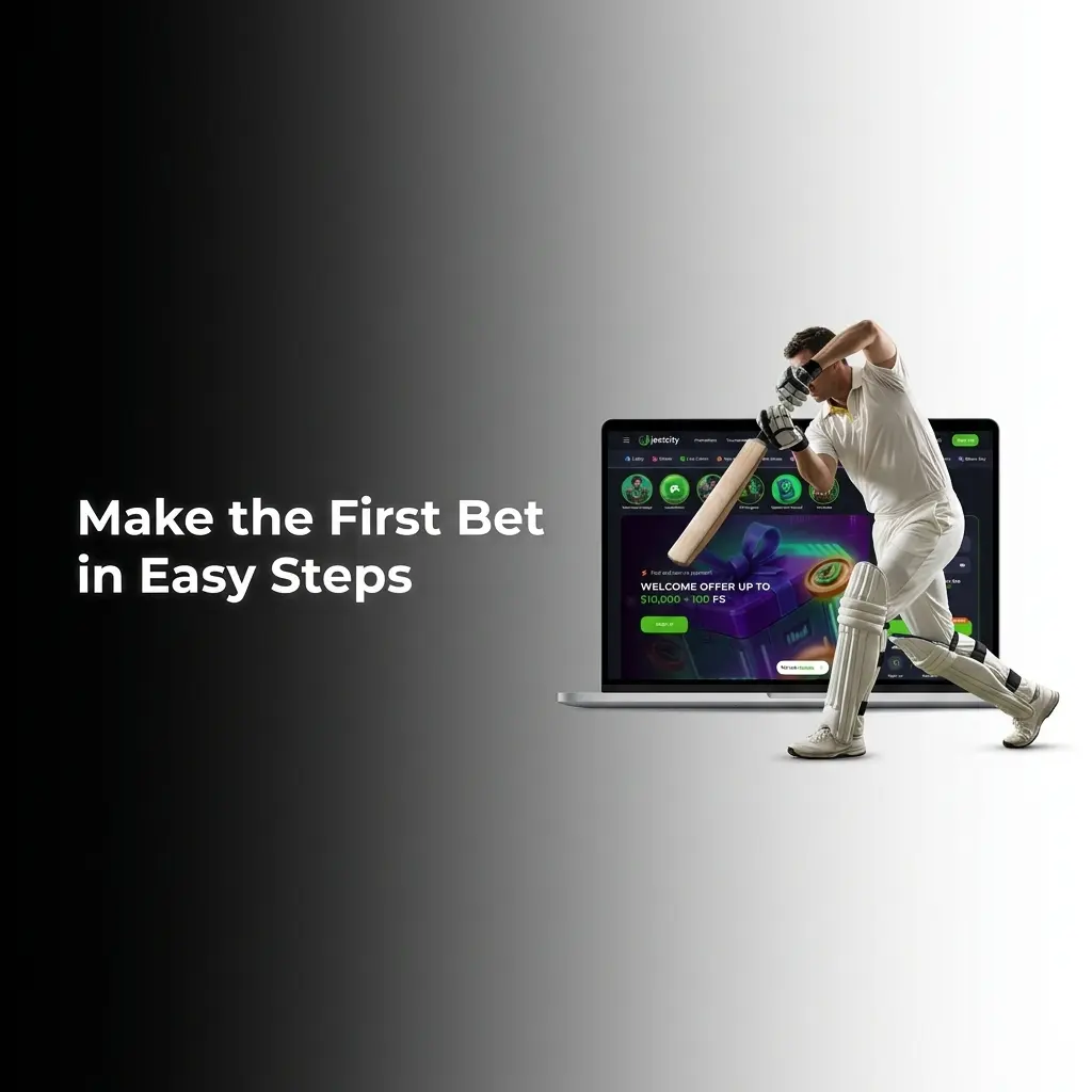 Placing a first bet on JeetCity sportsbook