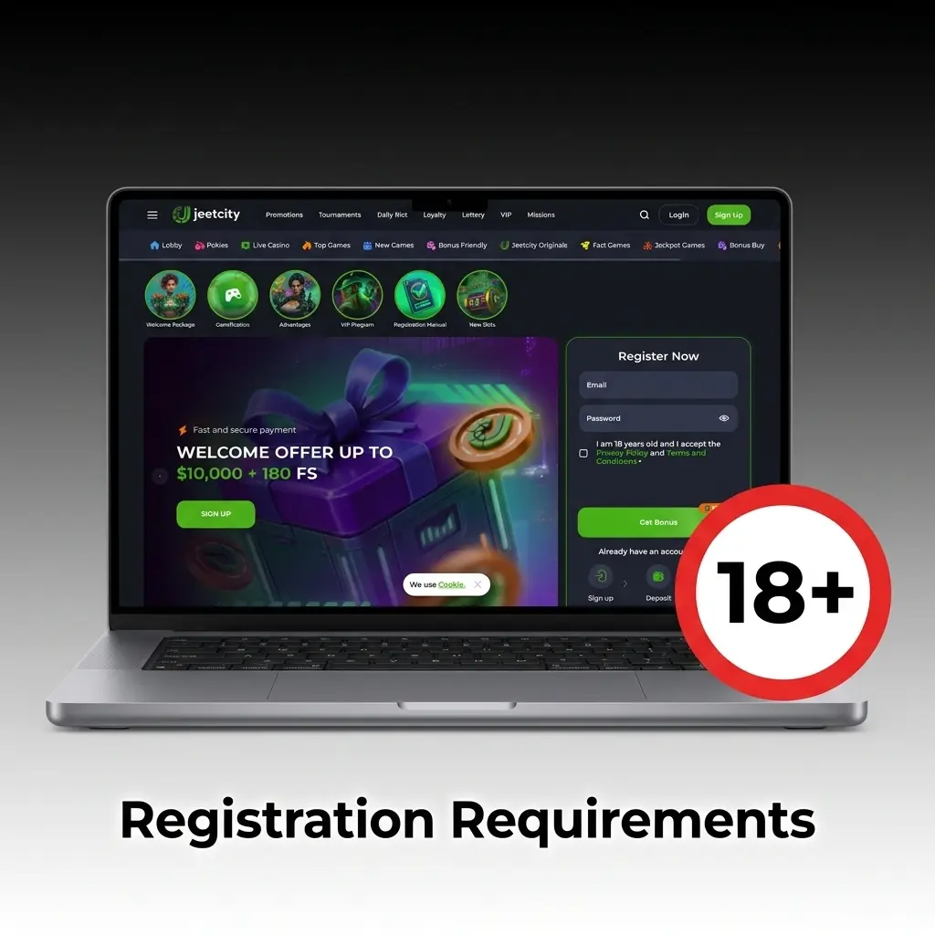 Registration and identity verification documents for JeetCity