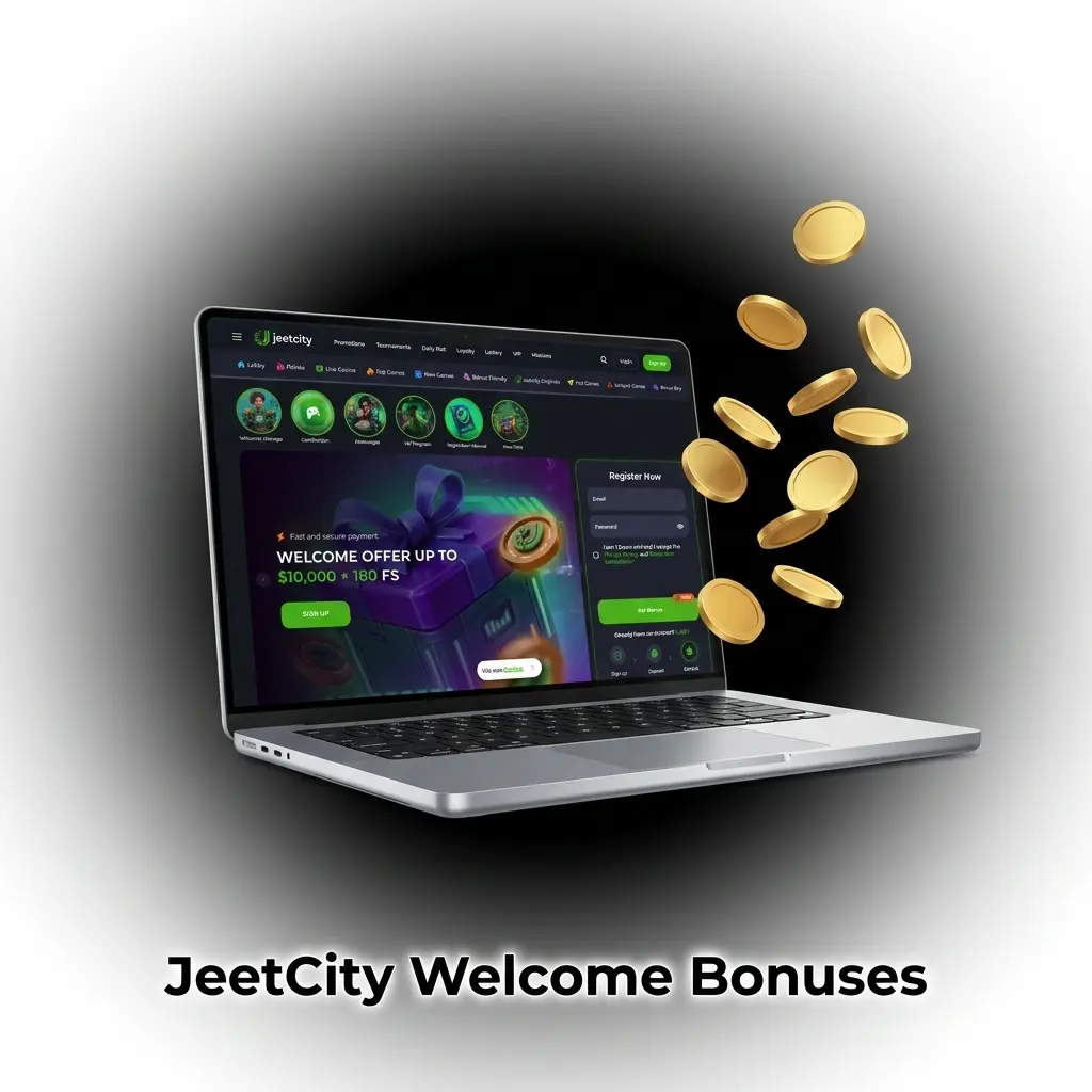 JeetCity welcome bonus package illustration
