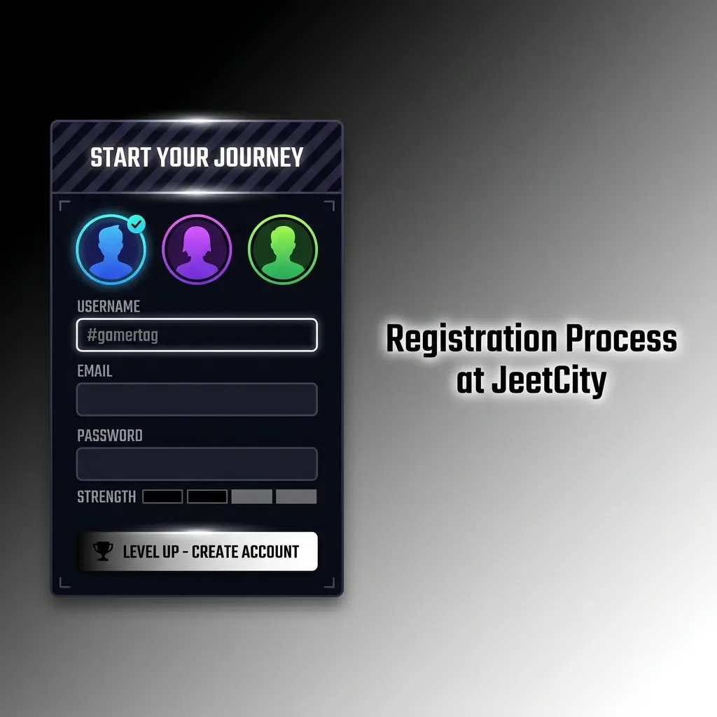 JeetCity registration form